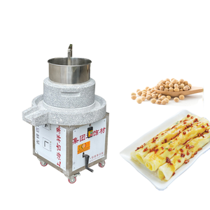 Machine commerciale automatique de fabrication de tortillas pour la mouture à la pierre de céréales humides (soja, riz), lait, piments, épices et pâte de farine pour nouilles de riz - Product Image 1