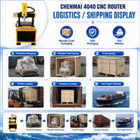 Machine CNC ChenMai 4040 à 4 axes multifonctionnelle pour la sculpture sur pierre de jade, 380V, garantie 1 an