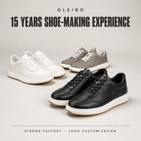 OEM ODM Sneakers en cuir véritable pour hommes, à bout bas, à lacets, chaussures décontractées pour la marche, chaussures plates souples pour le skate, pour un usage quotidien