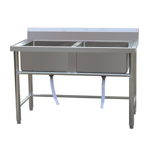Fregadero Comercial de Acero Inoxidable de 3 Compartimentos, Fregadero Utilitario para Cocina, Restaurante, <span class=keywords><strong>Bar</strong></span>, Hogar, Lavandería, Garaje - Product Image 4