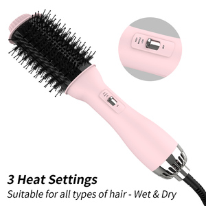 Multi-Temperature Setting Hair Styler for Frizz-Free Styling Tools Blow <strong>Dryer</strong> With Aluminum <strong>Sheet</strong> Oval Barrel Hot Air Brush - Product Image 2