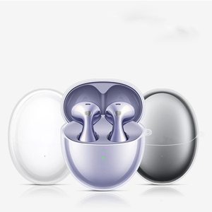 2025 nouveau souple TPU clair Transparent couverture complète écouteur boîte de charge coque pour Huawei <span class=keywords><strong>Freebuds</strong></span> <span class=keywords><strong>6</strong></span> avec mousqueton - Product Image 1
