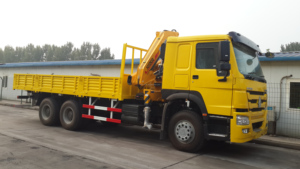 الصين مصنع Howo 10 عجلات شاحنة بضائع مع ذراع المرفاع المفصلية المحورية - Product Image 3