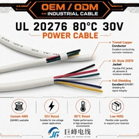 Câble de commande blindé/non blindé UL20276 pour équipement électronique, câble torsadé multipaire, fil de transmission de signal basse tension