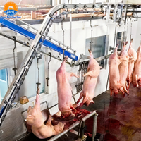 Ligne d'abattage automatique de porcs avec conception personnalisée et solution clé en main pour équipement d'abattoir de porcs à grande échelle
