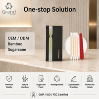 Kit d'accueil compostable pour hôtel : brosse à dents, peigne et ensemble de toilette à base de plantes pour les programmes de réduction du plastique