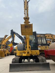 Mini excavadora de orugas Komatsu Pc55 usada de 5,5 toneladas a la venta, excavadora de Pc 55 de segunda mano, componentes duraderos de núcleo de engranaje Pc55mr - Product Image 2