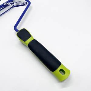 <span class=keywords><strong>Rodillo</strong></span> de Pintura con Marco de Alambre ANST de 7, 9 y 10 Pulgadas, 5 Alambres, Recubrimiento en Polvo Azul de 8 mm, Acero Inoxidable (Sus303), Industrial, Bricolaje, OEM, Personalizado - Product Image 3