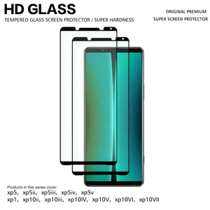 Protection d'écran en verre trempé incurvé 3D haute teneur en aluminium à couverture intégrale pour Sony XZ3 4 XPERIA 1 2 <span class=keywords><strong>5</strong></span> 10 II III IV V VI - Product Image 2