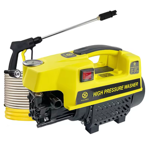 <span class=keywords><strong>Lavadora</strong></span> a presión de motor de inducción pesada 130 bares de presión 10 L min 8 <span class=keywords><strong>metros</strong></span> <span class=keywords><strong>manguera</strong></span> de salida <span class=keywords><strong>5</strong></span> <span class=keywords><strong>metros</strong></span> Cable de alimentación coche/bicicleta - Product Image 1