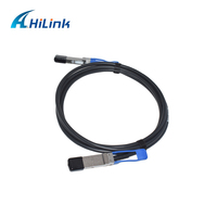 Câble DAC Hilink 100G QSFP28 vers QSFP28 DAC 1M/2M/3M/5M à connexion directe passive en cuivre, 30AWG, PVC Twinax DAC