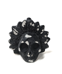 Silbato de grito negro de cerámica, grito de muerte Azteca para Halloween aterrador con silbidos fantasmales y espeluznantes y juguetes de fiesta - Product Image 3