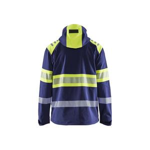 BLAKLADER - 4494251389334XL <b>Hi</b>-<b>Vis</b> <b>Softshell</b> <b>jacket</b> Navy blue/Yellow - EAN 7330509801055 <b>HI</b>-<b>VIS</b> WORKWEAR - Product Image 2