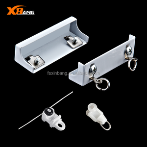 Factory OEM Ceiling <strong>Double</strong> Curtain <strong>Rail</strong> Home Decor Dual Curtain Track <strong>Rail</strong> With Sliders Brackets Curtain Accessories - Product Image 4