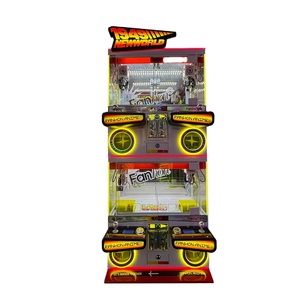 Vente chaude Usine En Gros 4 Personnes Double Couche Petit Jouet Grue Griffe Machine Coin Jeu Poupée Jouet Grue Griffe Machine - Product Image 1