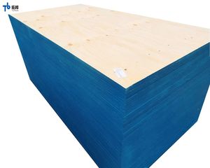 Kayu Lapis Veneer Pinus 18mm Kualitas Terbaik dengan Cat Semprot Merah di Tepi Harga Terjangkau - Product Image 5