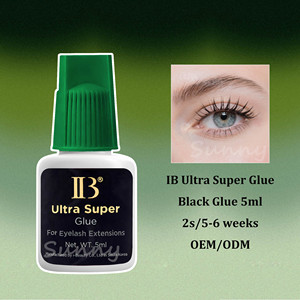 <span class=keywords><strong>IBeauty</strong></span> Ultra Super para pegamento de extensión de pestañas Tapa verde impermeable adhesivo de pestañas herramienta de maquillaje ojos más rápidos abiertos Corea personalizado - Product Image 1