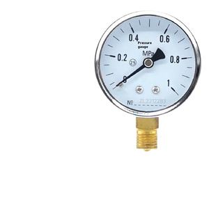 Y-60 chân không cơ khí Analog HVAC Brass nối công nghiệp đo áp suất cho nước điều hòa không khí thủy lực ứng dụng - Product Image 3