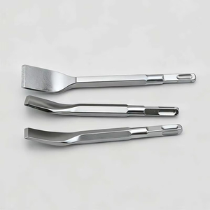 Ciseau à pointe plate de qualité artisanale, acier au chrome-vanadium haute dureté, manche rond/carré, résistant aux chocs, <span class=keywords><strong>pour</strong></span> la maçonnerie, les portes et les fenêtres - Product Image 1