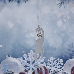 Ornamento di <span class=keywords><strong>Natale</strong></span> con campana d'argento Ornamento di <span class=keywords><strong>Natale</strong></span> del bambino nuovo bambino ricordo d'argento - Product Image 6