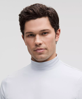 T-shirt de haute qualité en gros pour hommes, col montant, manches courtes, en tissu nylon soie glacée, séchage rapide, couleur unie