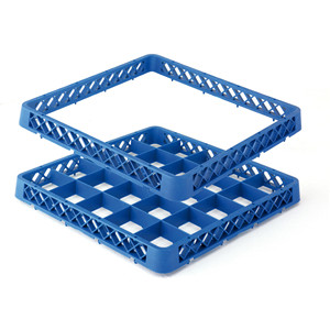 Vassoio Universale Quadrato in Plastica Blu 12x12 Pollici per Lavastoviglie - Product Image 2
