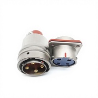 Conector Eléctrico Circular de la Serie Y50DX, Enchufe Hembra de 4 Polos Y50DX-1804TK2 Y50DX-1804ZJ10