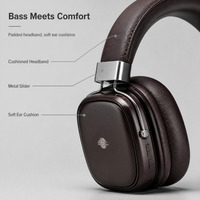 Casque sans fil supra-auriculaire WISDOMUP TDE-22, casque stéréo Super Bass 5.3, autonomie de 12 heures, casque pliable avec micro