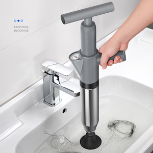 Disotturatore ad alta pressione per WC, sbloccante per tubi con azionamento ad aria compressa, per lavandini, vasche <span class=keywords><strong>da</strong></span> <span class=keywords><strong>bagno</strong></span> e scarichi intasati - Product Image 2