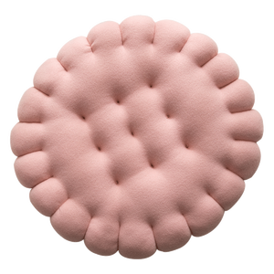 Novel Design Cute Warm <strong>Round</strong> Cookies Shape Seat Cushion for Kids &amp; Teen Room