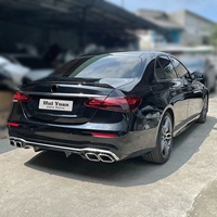 Pour Benz classe E W213 2016-2020 mise à niveau AMG E63 Widebody Style pare-chocs Surround GT calandre arrière diffuseur garde-boue capot