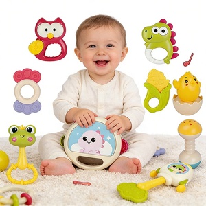 Juguetes Educativos BaoHan, Sonajero y Campana de Silicona Suave, Set de Regalo para Bebés de 0 a 12 Meses, Juguete Musical para Niños - Product Image 3