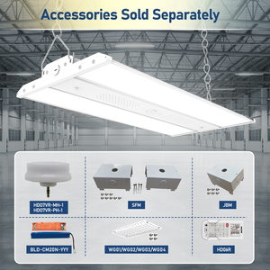 Baylight, en Stock en EE. UU., para Iluminación Industrial de Alta Bahía, Cuadrada, Lineal, AC 3CCT, 80W-400W, Regulable, IP65, SMD2835 - Product Image 3