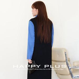 รันฉีชุดเดรสเสื้อกั๊กถักทรงหลวมคอวีสำหรับผู้หญิงสีทึบชุดเดรสเสื้อสเวตเตอร์ขนาดพลัส N9015 สีเทาเข้ม - Product Image 5