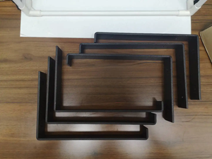 Staffa a Muro Triangolare <span class=keywords><strong>in</strong></span> <span class=keywords><strong>Ferro</strong></span> <span class=keywords><strong>Battuto</strong></span>, Supporto per Pannelli Portanti per Rack a Parete - Product Image 5
