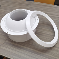 Diffuseur d'air à buse sphérique en plastique avec direction réglable et installation facile pour usage professionnel