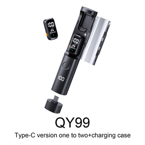 Micrófono de Solapa Inalámbrico Universal 2.4G QY99, Paquete con Adaptador de Interfaz Multidispositivo Integrado, Transmisión Multiplataforma <span class=keywords><strong>Fusion</strong></span> - Product Image 4