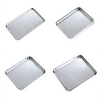 Plateau de cuisson vapeur en acier inoxydable pour Cheong Fun, plateau commercial rectangulaire pour Liangpi, plateau de service, plaque de cuisson pour barbecue
