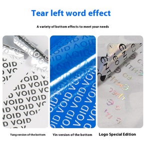 สติกเกอร์โฮโลแกรมป้องกันการปลอมแปลง VOID รูปทรงกลม วัสดุ PET ป้องกันการฉีกขาด ป้องกันการแกะออก ซีลรักษาความปลอดภัย - Product Image 4