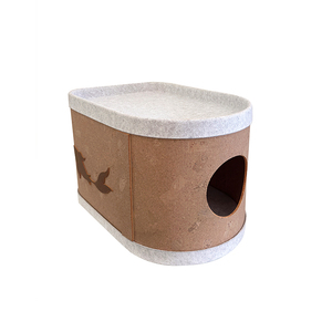 Cama para Gatos Grande y Moderna de LEECORK, Tipo Cueva Redonda, Portátil, Instalación Fácil, Embalaje Ecológico en Cartón, Uso en Interiores - Product Image 5