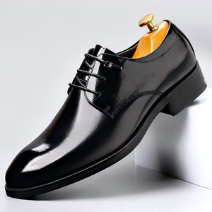Nouvelles Chaussures Habillées en Cuir pour Hommes, Modèle Affaires, en Cuir Pleine Fleur, Respirantes, Élégantes et Polyvalentes, Idéales pour Mariage et Cérémonies - Product Image 3