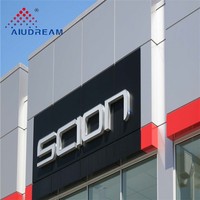 Panneau publicitaire en Dibond 3mm 4mm, panneau composite en aluminium, haute résistance à la corrosion, couleur personnalisée, vente en gros