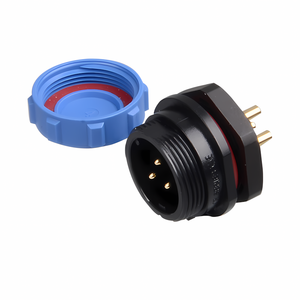 IP68 PA66 Cat 6A/CAT.6 встроенный соединитель водонепроницаемый RJ45 8P8C разъем с латунными контактами и нейлоновым корпусом" - Product Image 5