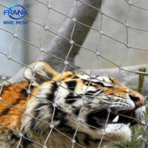 Maille de treillis en fil d'acier inoxydable 316 flexible du fournisseur chinois, tissée pour volières de zoo et enclos animaliers, découpe incluse - Product Image 1
