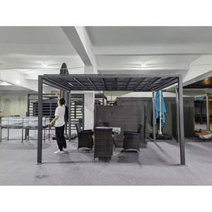 MIA Eisen wasserdichtes Dach Klapp Pergolas Pavillon Aluminium Set - Product Image 6