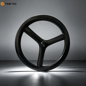 Roues de vélo pliantes en carbone à trois rayons, roues de vélo, frein à disque ou à jantes, sans chambre à air, compatibles avec Clincher, 20 <span class=keywords><strong>pouces</strong></span> - Product Image 4