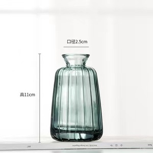 Ins Style Creative Glass <strong>Vase</strong> <strong>Flowers</strong> Green Plant Hydroponic Green Rose Plant Single Mini <strong>Small</strong> <strong>Vase</strong> Desktop Ornaments - Product Image 5