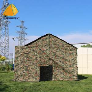 Tente d'urgence en toile de polyester imperméable <span class=keywords><strong>pour</strong></span> abri de secours en cas de catastrophe, tente de camping robuste avec <span class=keywords><strong>marchepied</strong></span> – Offre spéciale usine - Product Image 2
