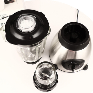 Mixeur Électrique Commercial Robuste 1,5 L à Vitesse Variable, 6 Lames, Contenant en Plastique, Idéal pour Broyer la Glace - Product Image 2