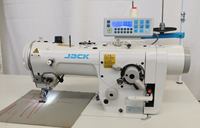 Machine à coudre industrielle informatisée JACK 2284B ZigZag 8 mm à trois points, neuve, pour tissus élastiques de sous-vêtements féminins